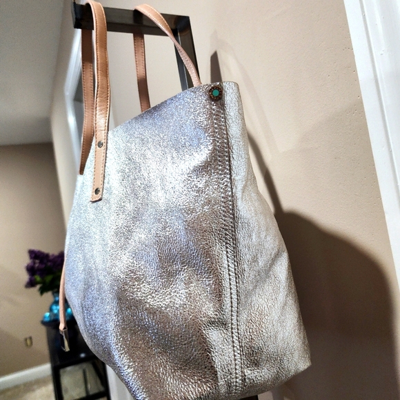 Tiffany & Co. Silver and Tan Tote Bags - Picture 7 of 15